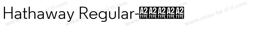 Hathaway Regular字体转换